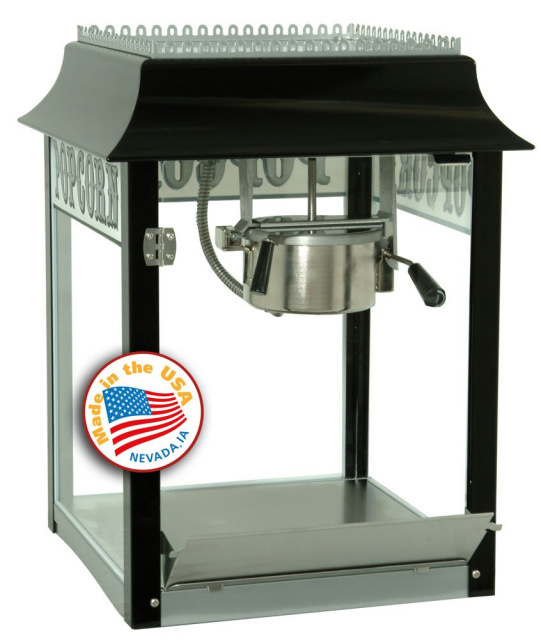 Paragon 1911 4 oz. Black/Chrome Popcorn Machine