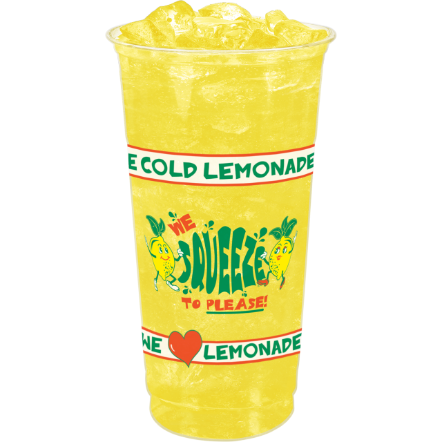 We Squeeze to Please 32 oz. Lemonade Clear Cup